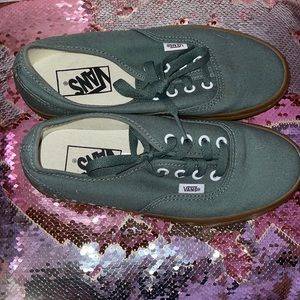 Size 6 Women Green Vans